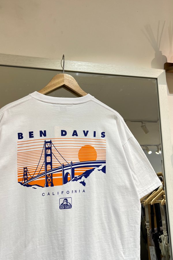 Ben Davis Japan Sun Rays Recycle Cotton Mix Print Tee 