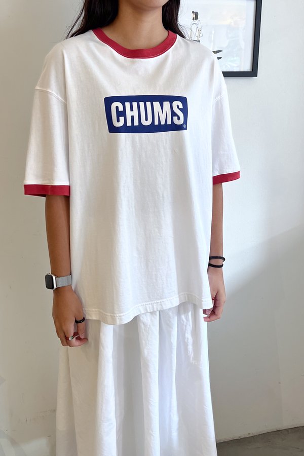 Chums Japan Oversized Ringer CHUMS Logo Tee 