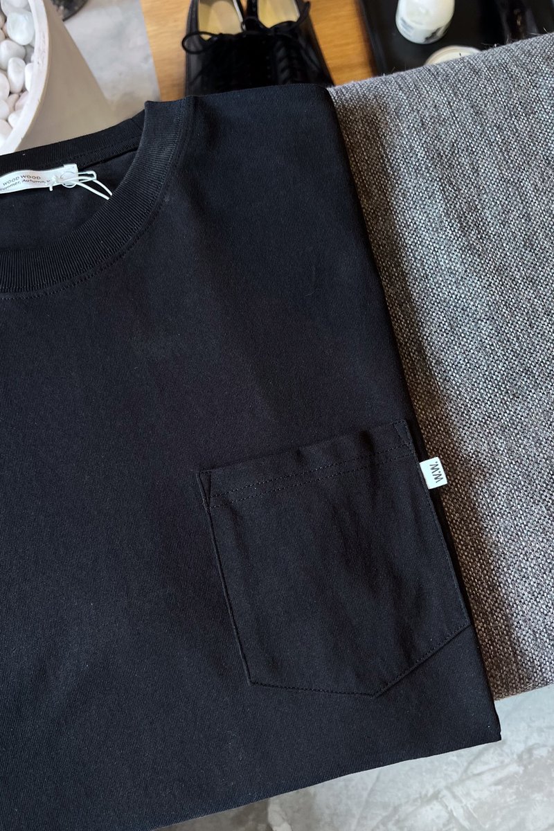 Wood Wood Essential Bobby Solid Tee