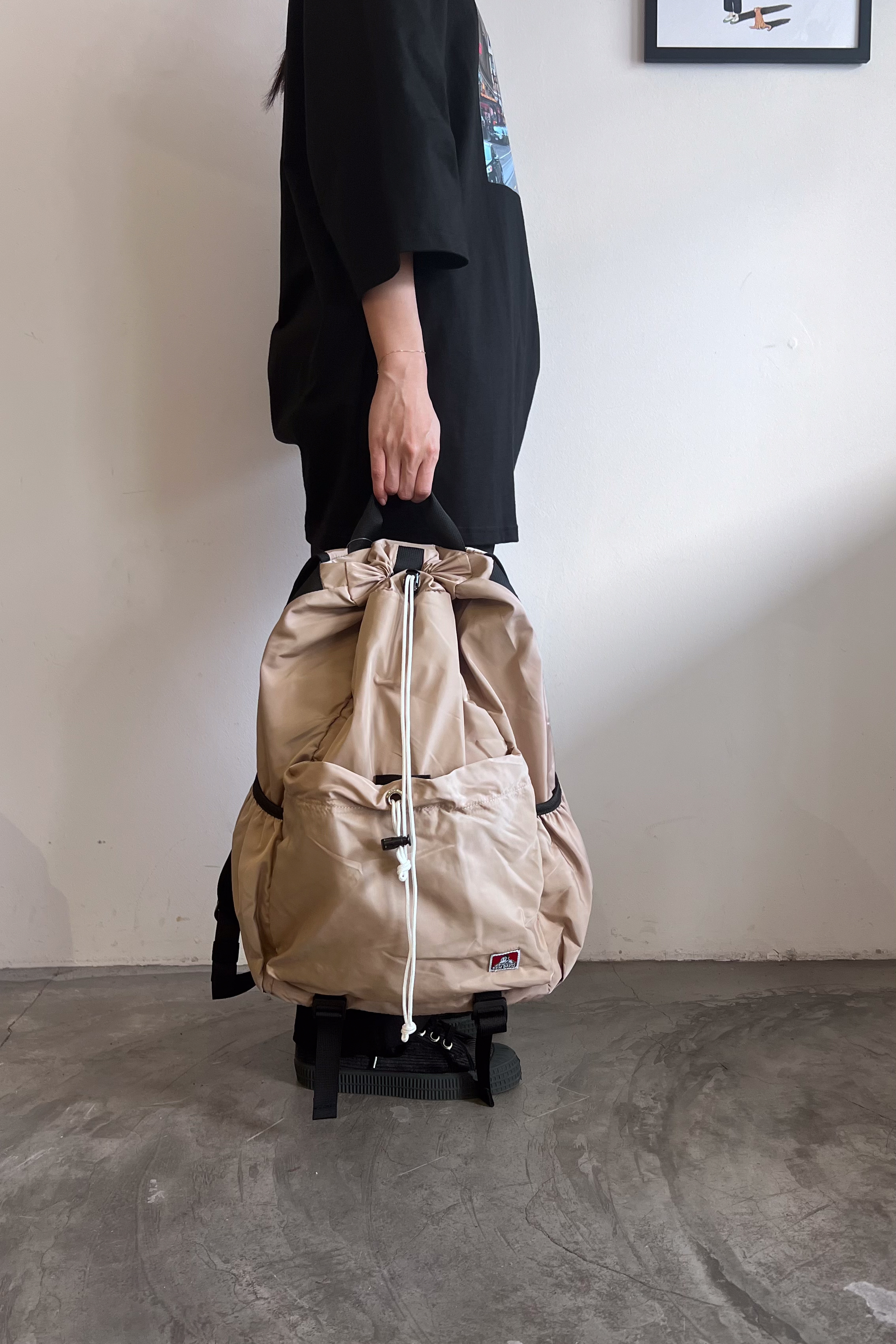 【BBYB】25SS★ DONO String Backpack 25SS 2nd Collection Drop “FLAP STRING BACKPACK” Coming Soon