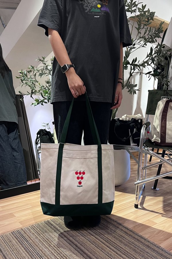 Only NY Lil Apple Stack Heavyweight Tote Bag