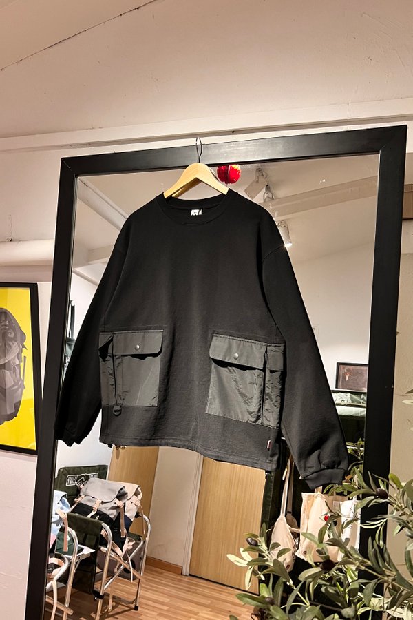 Chums Japan Heavy Weight Side Pocket L/S Tee