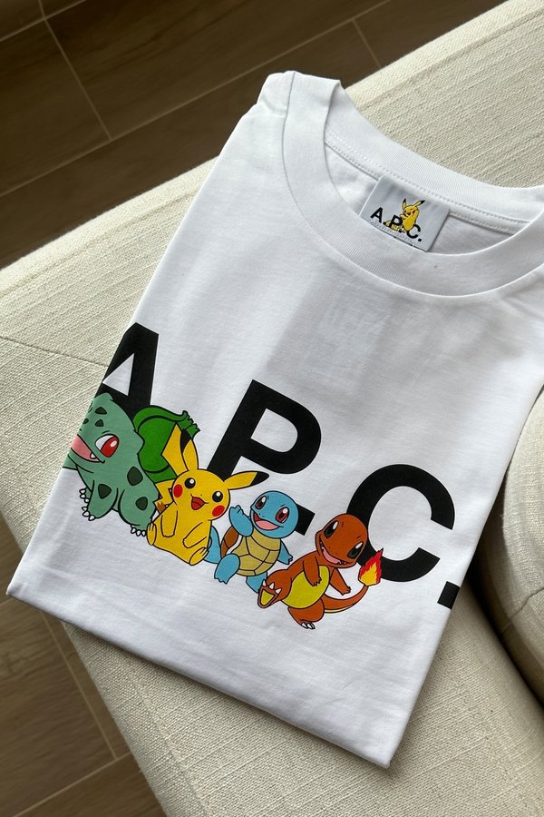 A.P.C. POKEMON The Crew H T-shirt