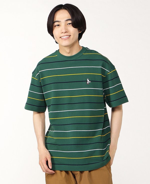 Chums Japan Oversized Booby Border Pique Tee