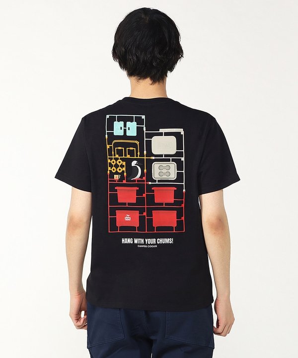 Chums Japan Camper Cooler Pocket Tee