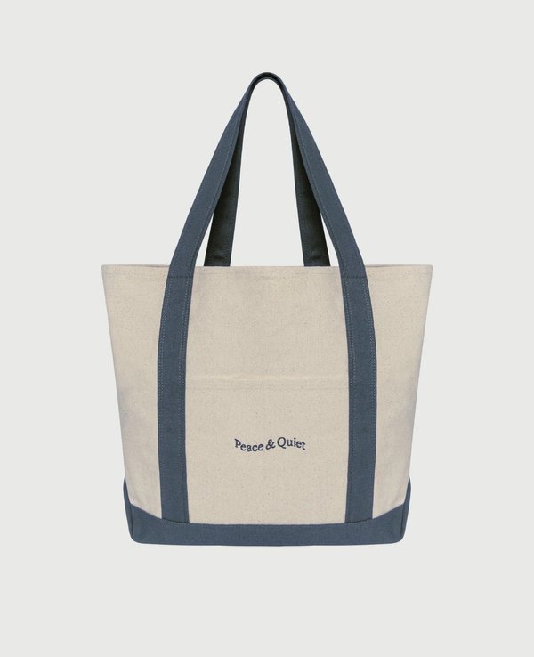 Museum of Peace & Quiet Wordmark Boat Tote