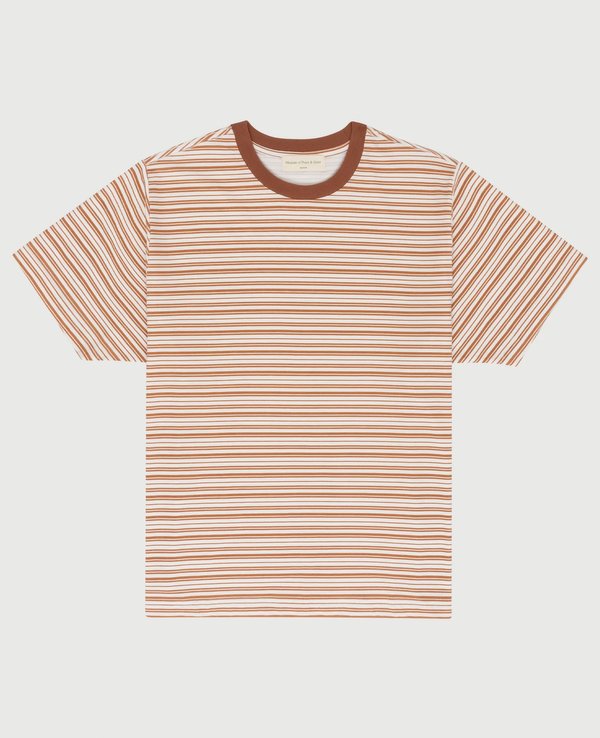 Museum of Peace & Quiet Wordmark Striped Tee