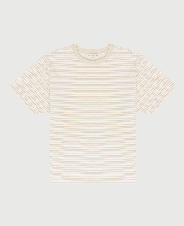 Museum of Peace & Quiet Wordmark Striped Tee