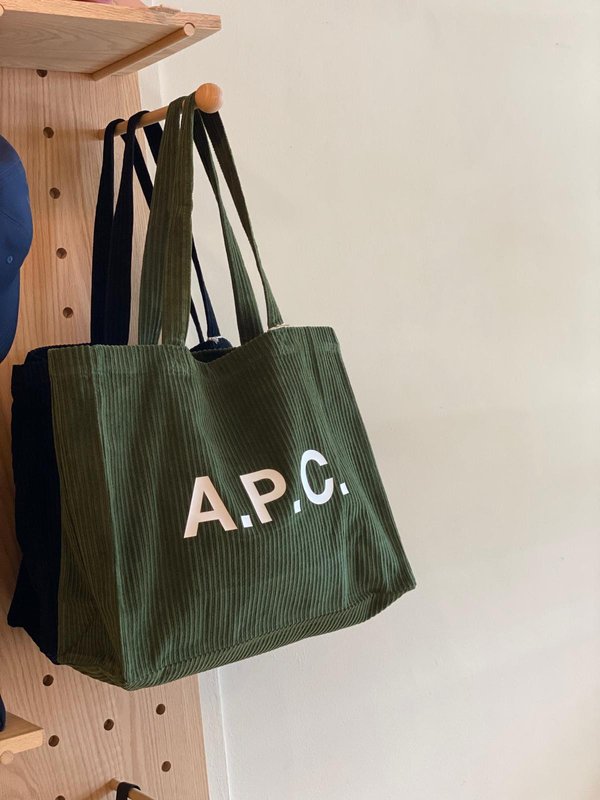 A.P.C. Diane Corduroy Tote Bag