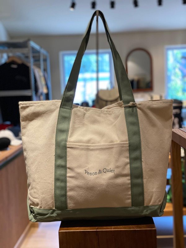 Museum of Peace & Quiet Wordmark Boat Tote