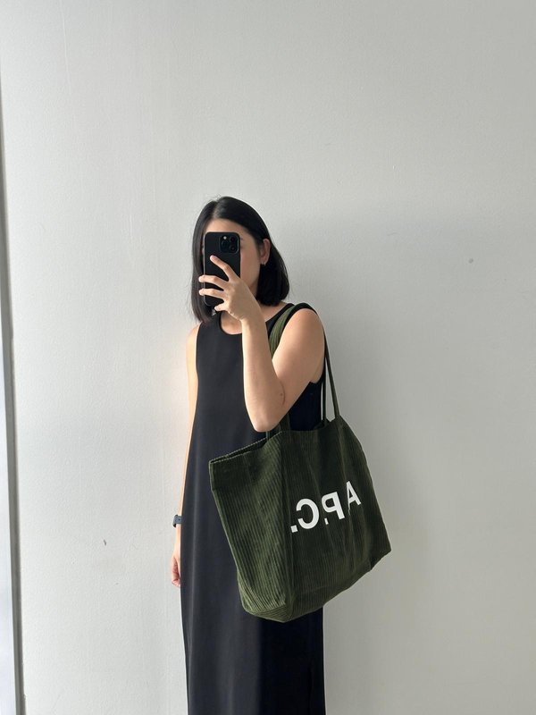 A.P.C. Diane Corduroy Tote Bag