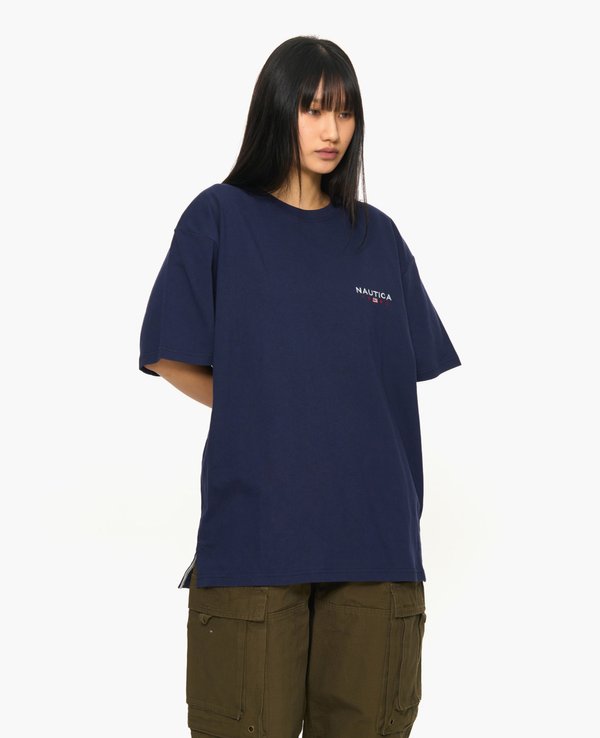 Nautica 83 Flag Small Logo Tee