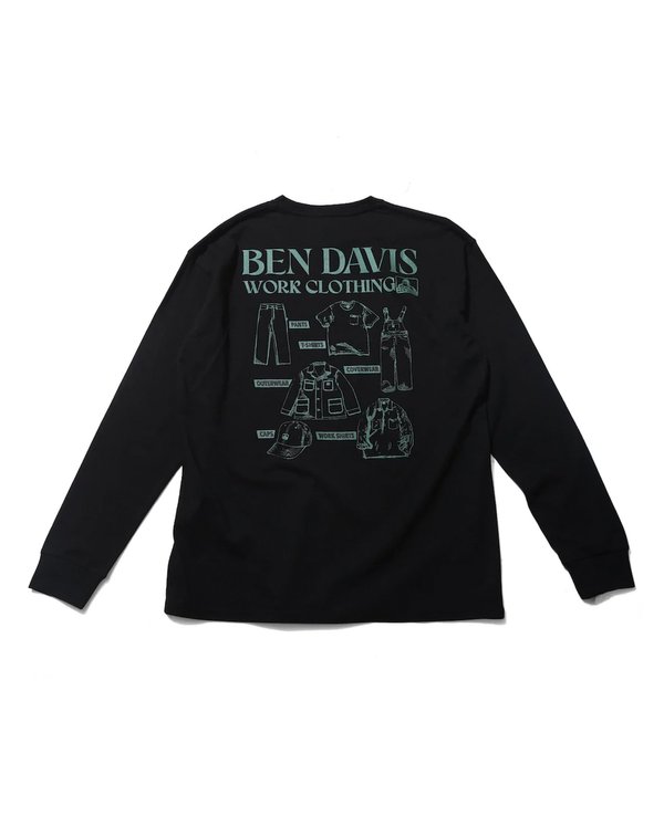 Ben Davis Japan Workwear Garments Long Sleeved Tee