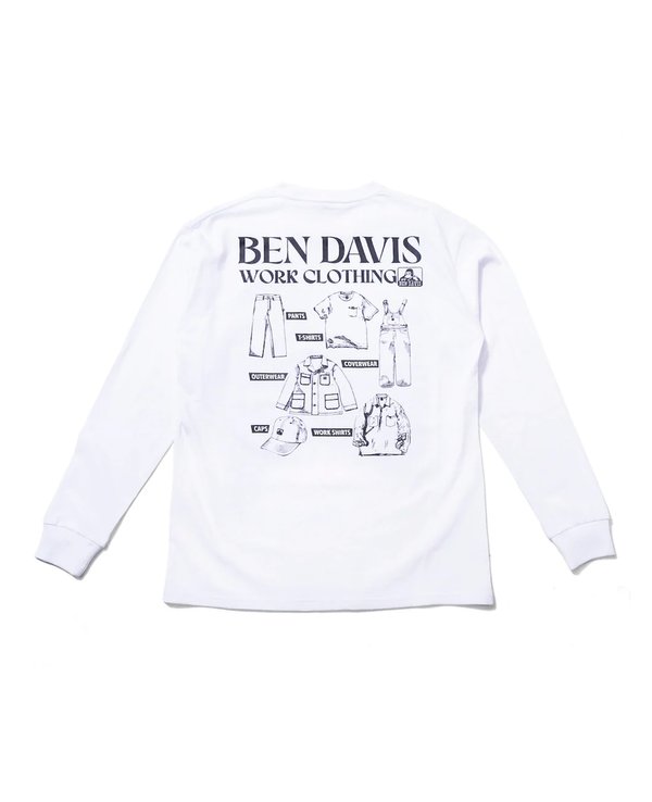 Ben Davis Japan Workwear Garments Long Sleeved Tee