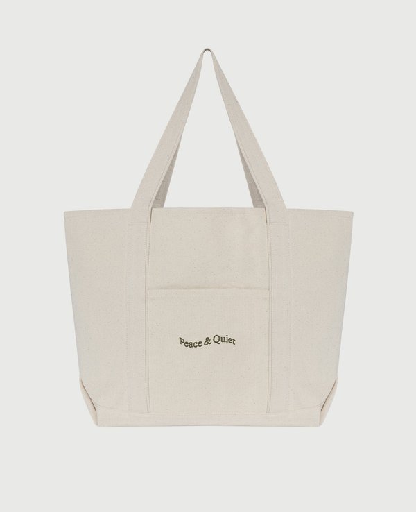 Museum of Peace & Quiet Wordmark Boat Tote