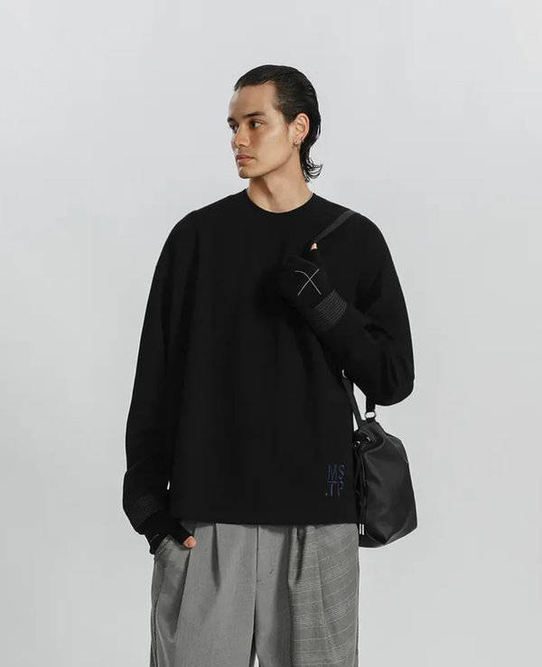 MELSIGN Mix-Layered Comfy L/S Tee