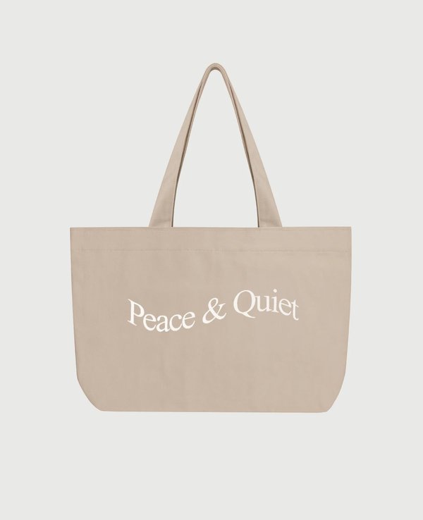 Museum of Peace & Quiet Wordmark Pigment Dyed Tote