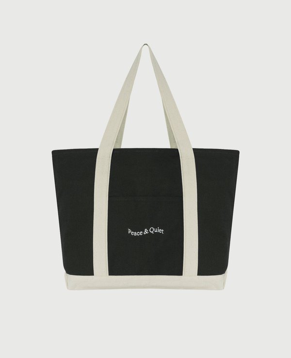 Museum of Peace & Quiet Wordmark Boat Tote