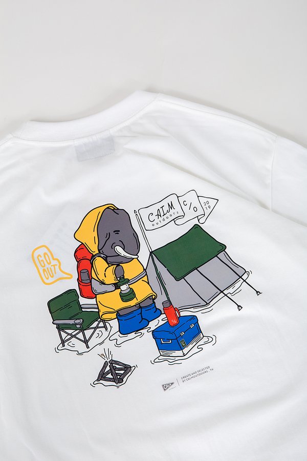Calm Outdoors Character Tee 805 Rainy Season OS
