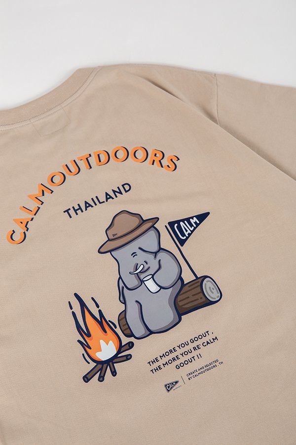 Calm Outdoors Character Tee 809 Relax