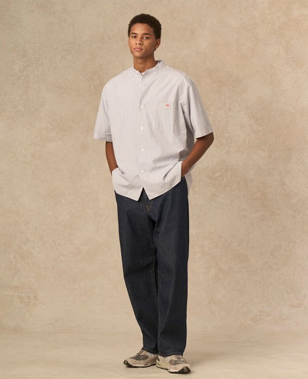 Danton Tuck Belted Denim Pants