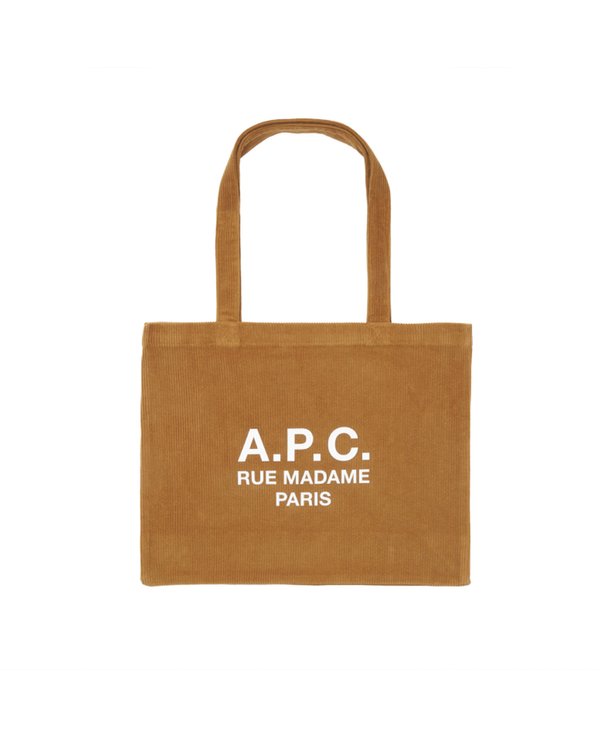 A.P.C. Diane Corduroy Rue Madame Tote Bag