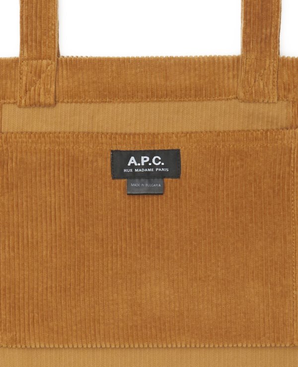 A.P.C. Lou Corduroy Rue Madame Tote Bag