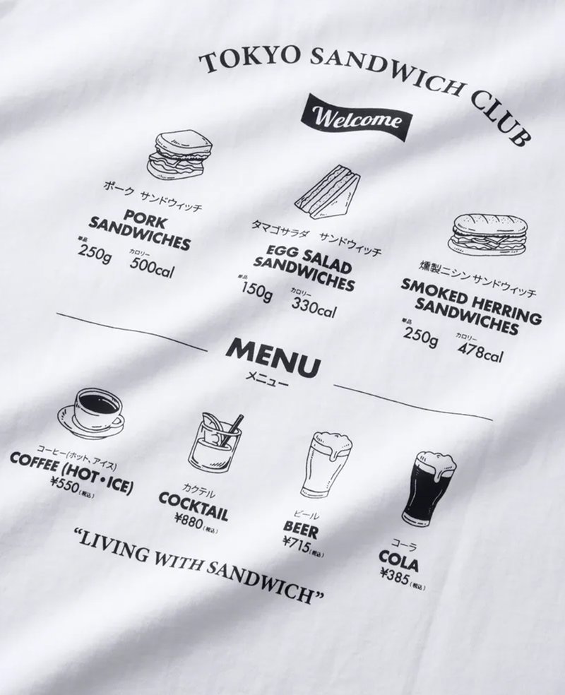 Filter017 x Tokyo Sandwich Menu Tee