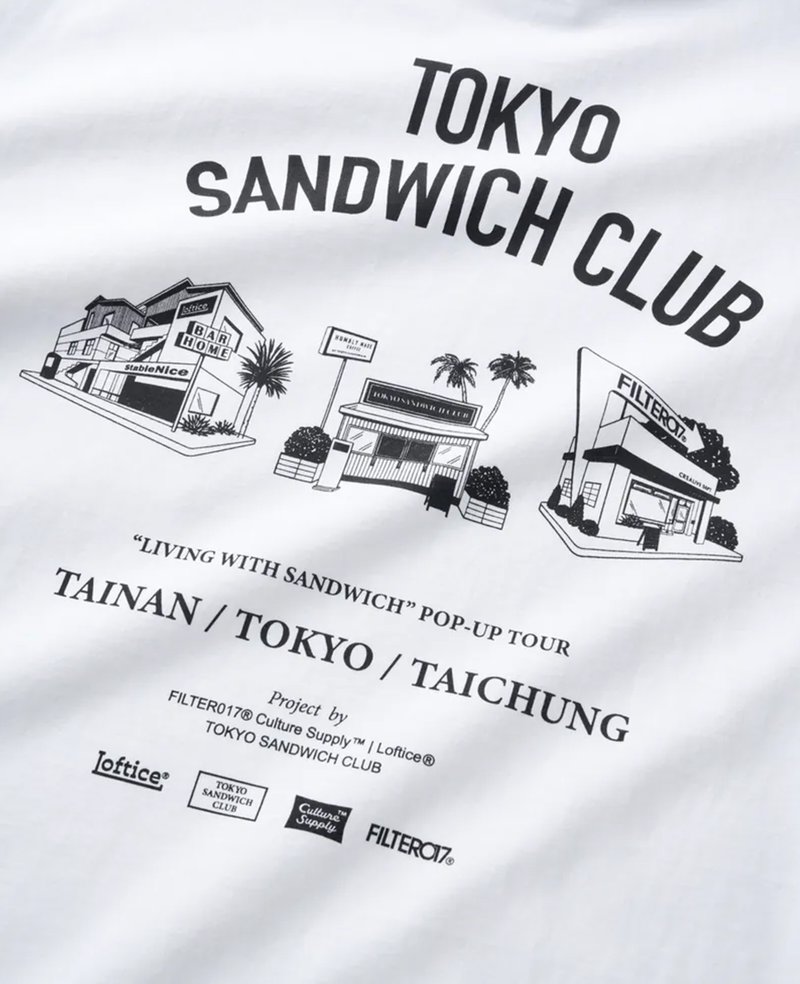 Filter017 x Tokyo Sandwich City Tour Tee