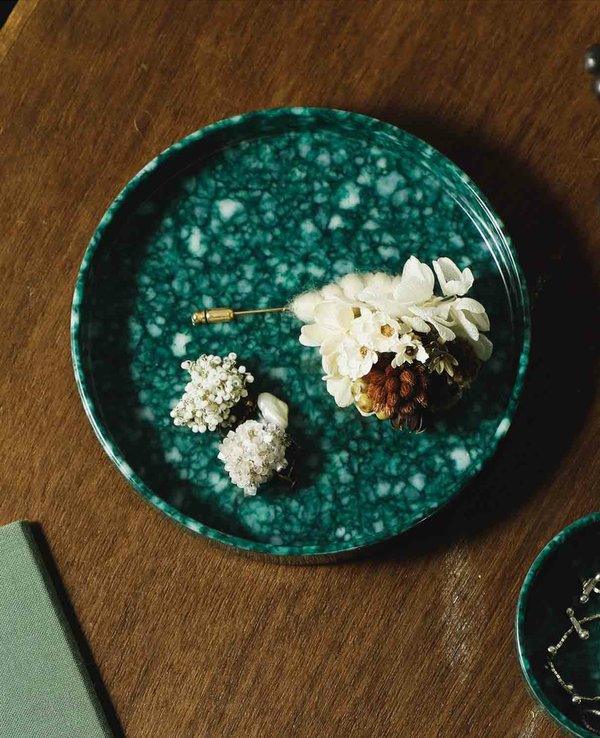 Hightide Japan Desktop Circle Desk Tray (Melamine)