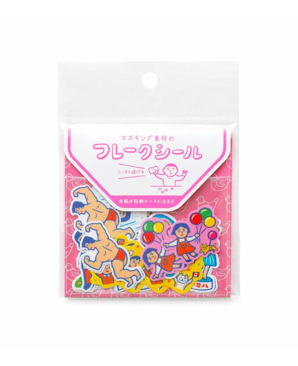 Hightide Japan New Retro Flake Stickers A