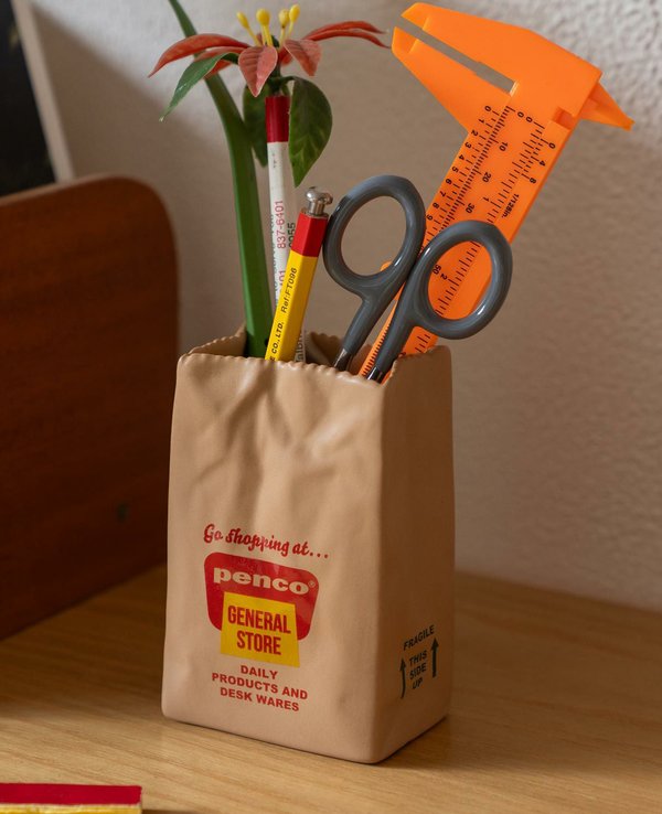 Hightide Japan Penco Brown Bag Stand