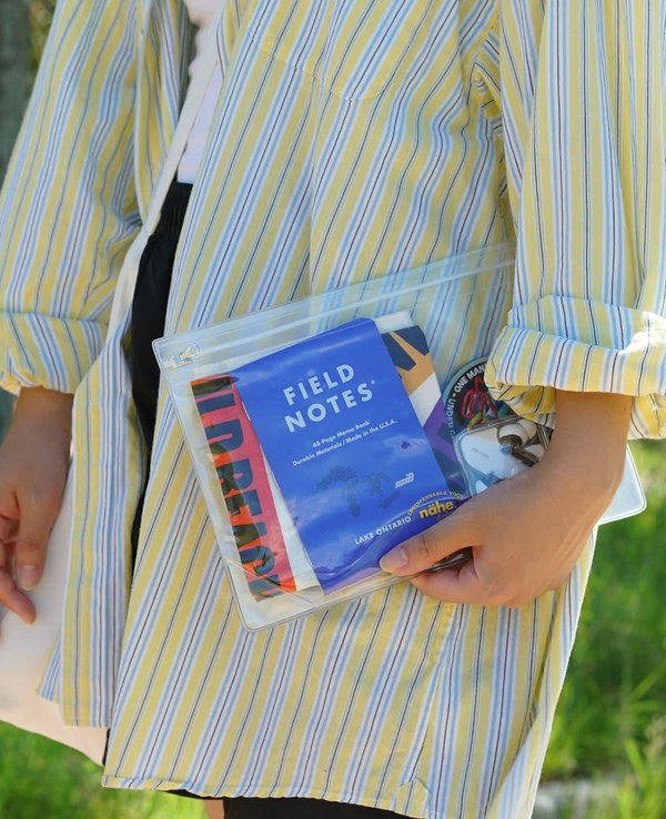 Hightide Japan Nahe Gusset Pouch Clear L