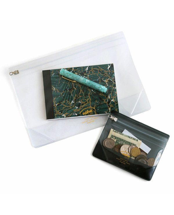 Hightide Japan Nahe Gusset Pouch Clear L