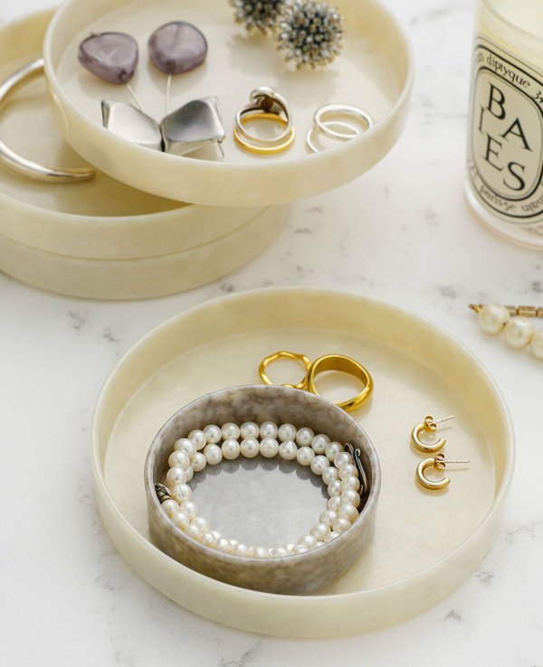 Hightide Japan Desktop Circle Desk Tray (Melamine)