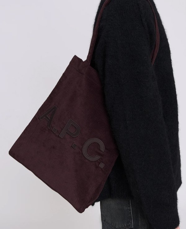 A.P.C. Lou Corduroy Tote Bag