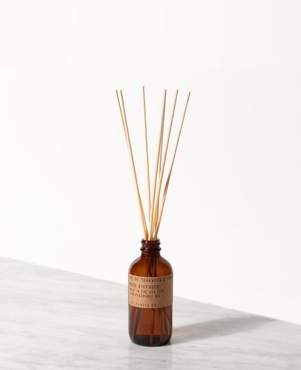 P.F. Candle Co. Teakwood & Tobacco Reed Diffuser