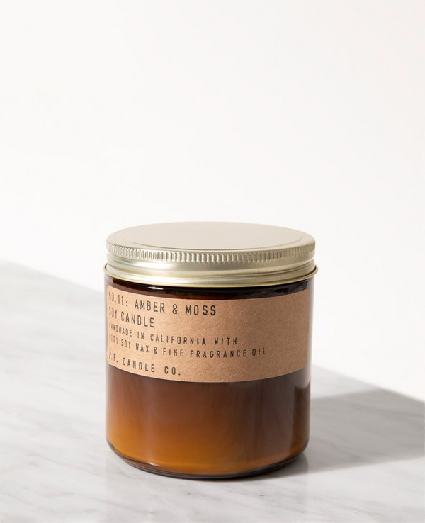 P.F. Candle Co. Amber & Moss 12.5 Oz Soy Candle P.F. Candle Co. Amber & Moss 12.5 Oz Soy Candle