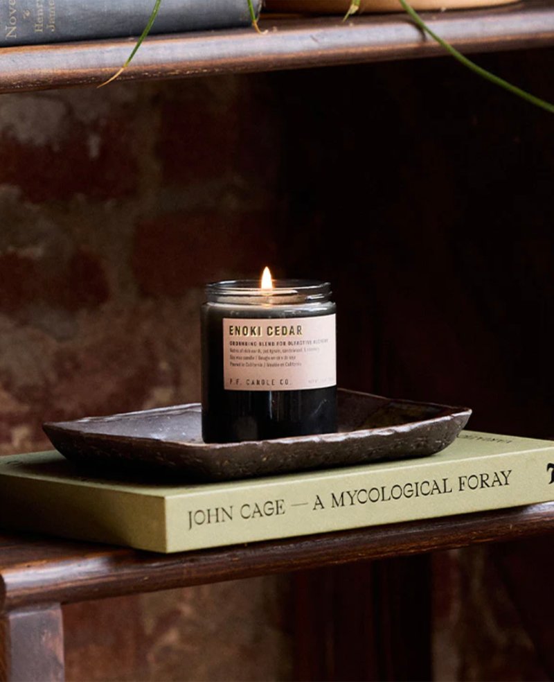 P.F. Candle Co. Alchemy Candle Enoki Cedar 7.2 oz Soy Candle