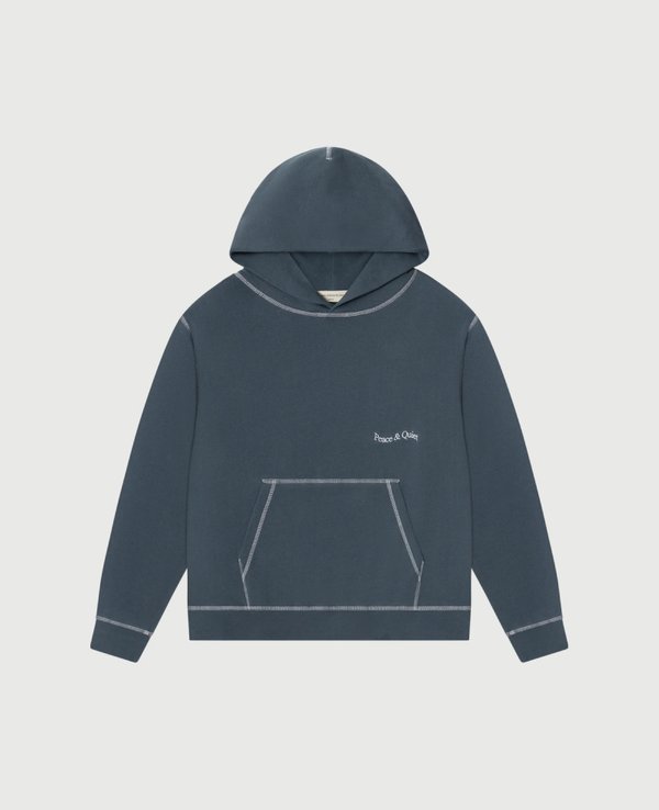 Museum of Peace & Quiet Wordmark Reverse Stitched Hoodie