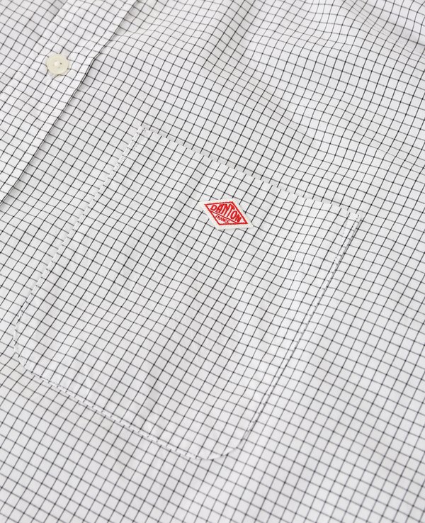 Danton Typewriter Graph Check Work Shirt