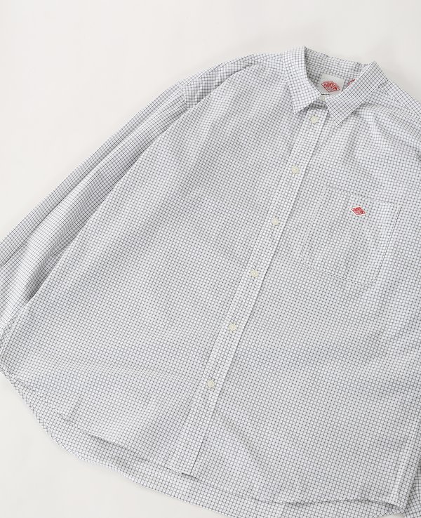 Danton Typewriter Graph Check Work Shirt