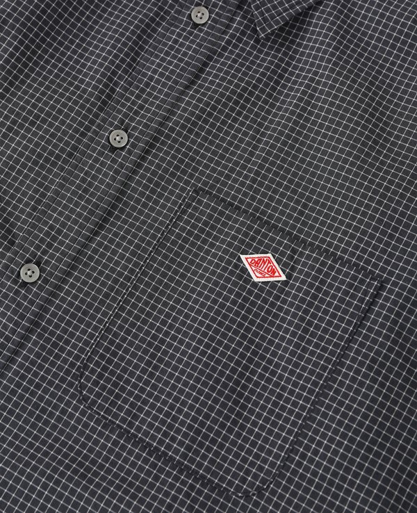 Danton Typewriter Graph Check Work Shirt