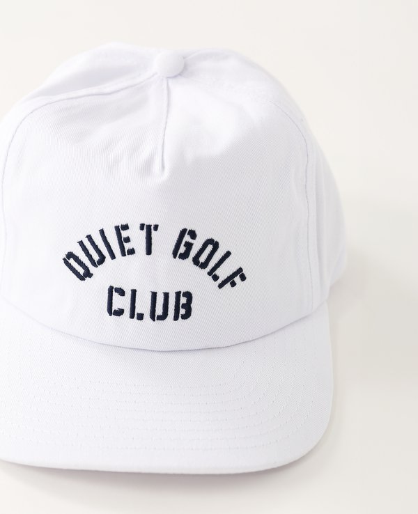 Quiet Golf Stencil 5-Panel Hat