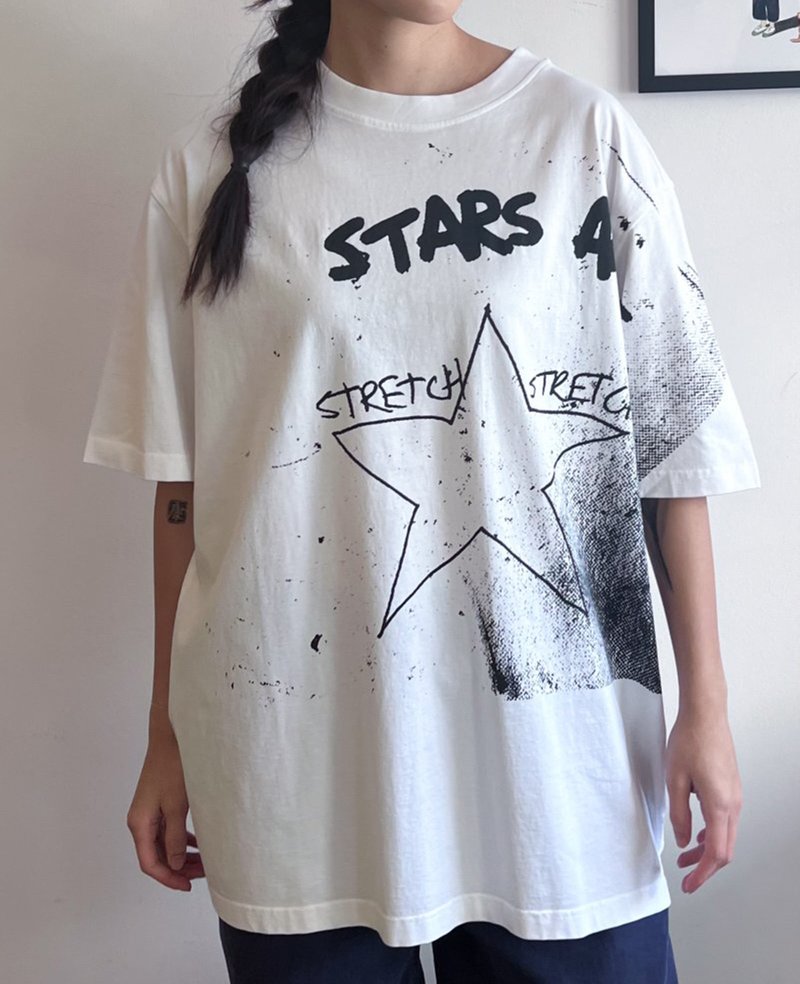 Wood Wood Haider Placement Print T-shirt