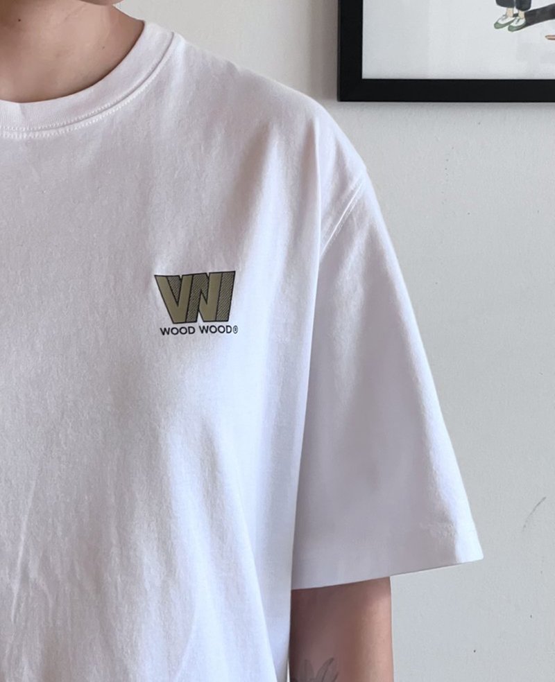 Wood Wood Sami W Logo T-shirt GOTS