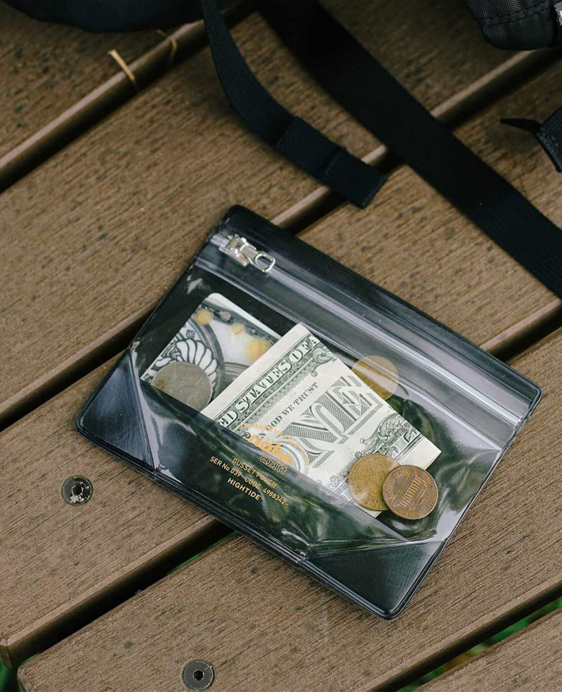 Hightide Japan Nahe Gusset Pouch Clear S