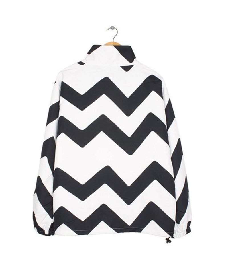 Parra Vases Mountain Stripes Windbreaker