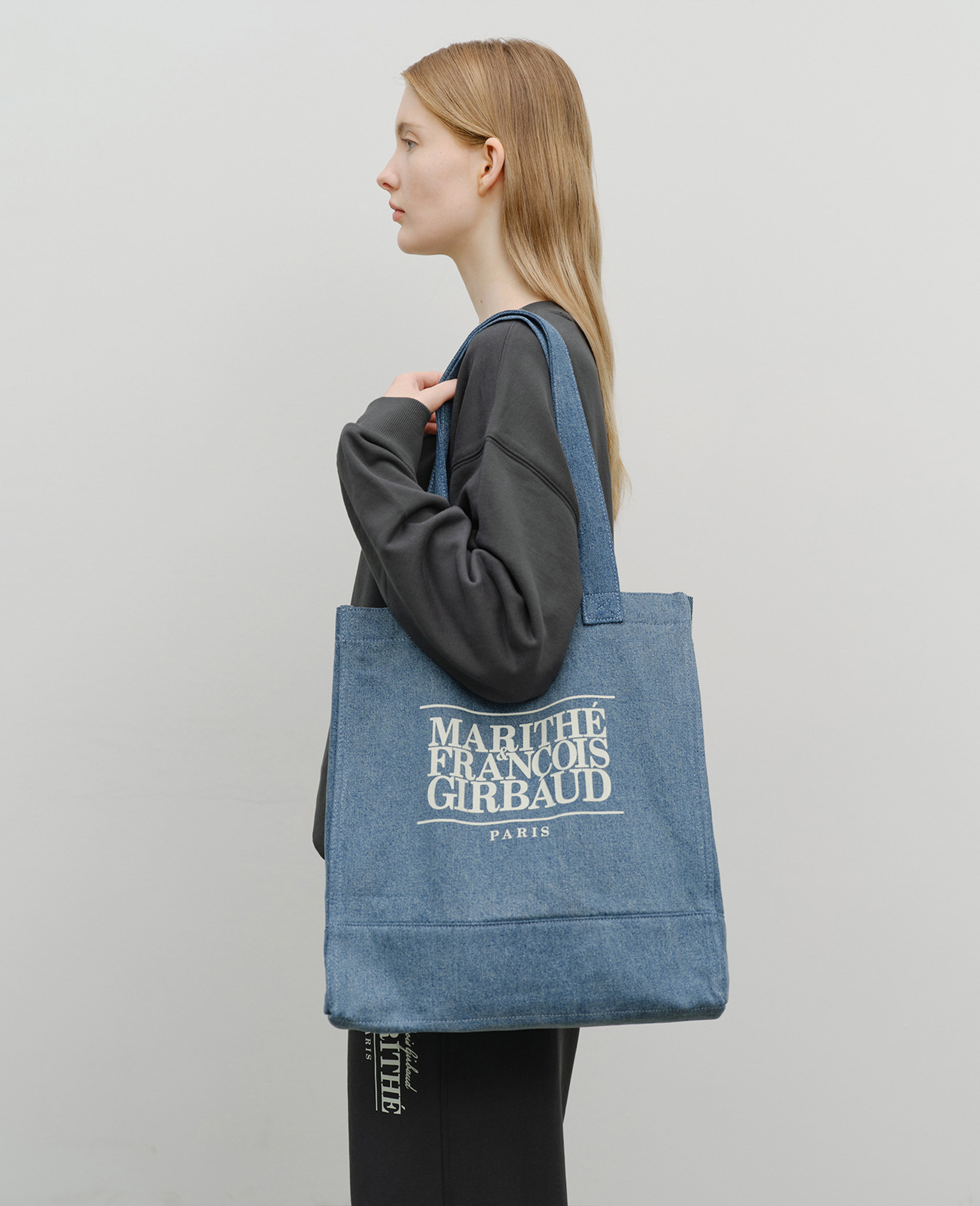 Marithe + Francois Girbaud Classic Logo Big Shopper Bag | Goodluck