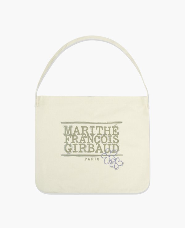 Marithe + Francois Girbaud Flower Classic Logo One Shoulder Eco Bag